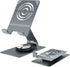 Miady Cell Phone Stand for Desk, 360° Rotating Dock Tablet Stand, Adjustable Thick Phone Case Stand Compatible with All Mobile Phone, iPhone 14 13...