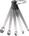 Measuring Spoons Set of 5, Tiny Stainless Steel Measuring Spoons with Black Silicone Handle, Small Measuring Spoon 1/64, 1/32, 1/16, 1/8, 1/4 tsp,...