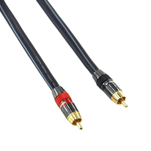 Male RCA to Banana Plug Speaker Cable Banana Plug to RCA Speaker Cable 12AWG Cables,2Pack (3FT)...