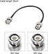 uxcell BNC Male to Male Coaxial Jumper Cable 50 ohm 6 inch RG174 for Video Signals,CCTV,DVR,Camera 2pcs...