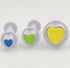 Heart Shaped Plunger Cutter Molds Fondant Sugarcraft Cake Cupcake Toppers Decorating Tool DIY Mold, 3-Pack...