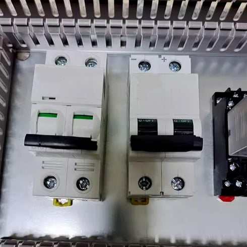 2P 250V Low Voltage DC Miniature Circuit Breaker for Solar Panels Grid System Din Rail Mount Breaker DC Circuit Amp C65H-DC (32A)...