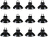 ALEGI 25 Feet 3/16 Inch Standard Aquarium Silicone Airline Tubing with Air Stones, Check Valves, Suction Cups and Connectors for Fish Tank, Hydrop...