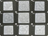 HONEYSEW Semi-Transparent Quilting Template Patchwork Tools Quilt Handmade DIY Sewing Tool Leaf Pattern (9pcs Total)...