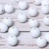 100 White Round Wooden Beads, 20mm Painted Loose Beads Smooth Spacer Beading Supplies for Garland Jewelry Necklace/Bracelets(4mm Hole)...