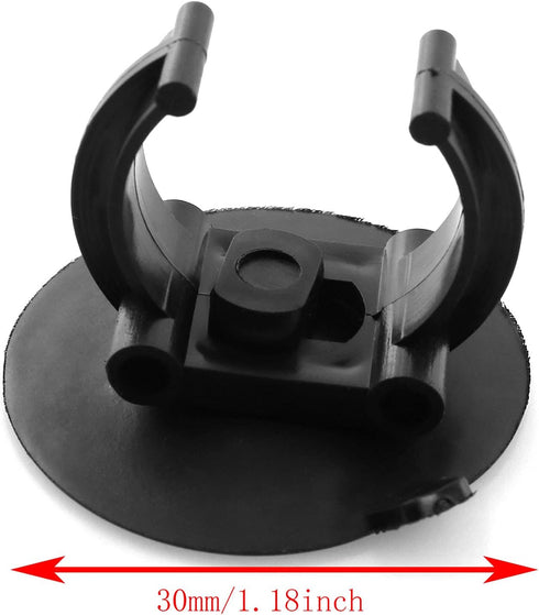 Sucker Clip 6PCS Black Aquarium Heater Suction Cups Suckers Holders Clamps for Fish Tank...