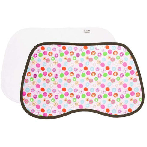 Kushies Burp Pads, Pink Crazy Circles, 2-Count...