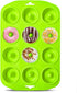 Silicone Donut Pan, Bite Size Silicone Donut Pans for baking, Mini Donut Pan, Mini Baking Pan for baking delicious donuts, Non-stick Bottom, Easy ...