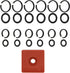 1/2"" & 3/8"" Impact Wrench Retainer rings with O-ring Fit for Electric Wrench/Pneumatic Wrench, Including Retainer Ring Anvil Install Tool, Impac...