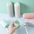 1 Piece Plastic Toothbrush Case Holder Travel Toothpaste Toothbrush Bin Holder Storage Wash Cup for Outdoor Travel Trip, Beige...