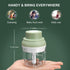 Electric Garlic Chopper Mini, Garlic Masher Mincer Crusher Pepper Chili Nuts Meat Grinder, Food Processor Small with Garlic Peeler And Spoon, 250M...