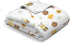 Bee Baby Blanket Honey Daisy Flowers Cute Animals Flannel Blanket Throw Neutral Receiving Blanket Cute Baby Swaddle Blanket for Baby Toddler Boy G...