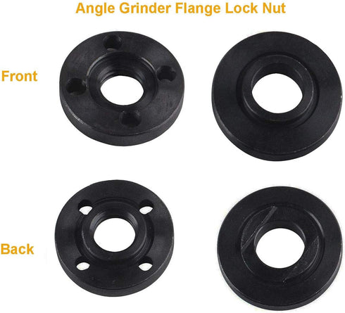 Podoy Grinder Flange Angle Wrench Spanner Metal Lock Nut for Compatible with Milwaukee Makita Bosch Black & Decker Ryobi 193465-4 4.5" 5" 5/8-11...