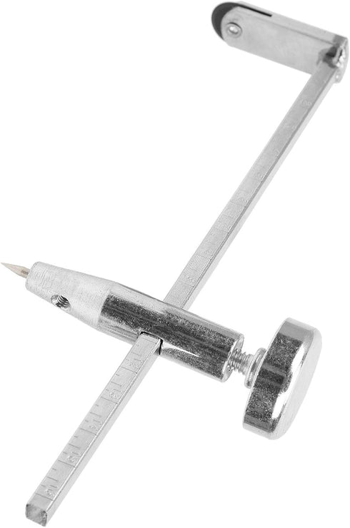 Dry Wall Circle Hole Cutter,Steel Shaft Plasterboard Saw Adjustable Pivot Point Drywalls Tools for Easy Operation...