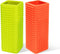 2 PCS Silicone Pet Hair Remover, Reusable Rubber Pet Hair Block Roller Cleaner for Carpet, Couch, Furniture, Car Seats (Orange, Yellow)...