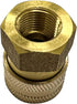 Simpson Cleaning 7100019 Replacement QC Socket for Pressure Washer Hoses Up to 4500 PSI, Brass, 3/8-Inch FNPT, Gold...