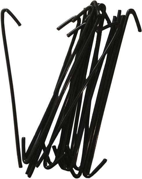 Jake Sales 6-1/2" Wire Ties aka, Chain Link Fence Hook Ties, Tie Wires (BLACK in color) (30 PACK)...