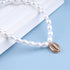 Bohemian Pearl Shell Chain Anklet Gold Seashell Ankle Bracelet Pearl Cowrie Shell Anklet Adjustable Pearl Anklet Chain Summer Beach Foot Chain Jew...