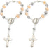 2 Pieces Car Rearview Mirror Auto Rosary Religious Car Mirror Hanging Accessories for Car Personalized Protection Charm for Auto Decors (Silver)...
