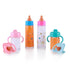 6 Pieces Magic Disappearing Milk and Juice Bottle with Pacifier,Pretend Play Feeding Toy Set for Girl,4 Bottles and 2 Pacifiers Baby Doll Accessor...