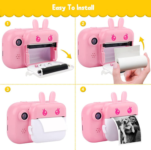 10 Rolls Kids Camera Paper for VTech KidiZoom PrintCam Instant Print Camera, 2.2” Wide BPA Free Thermal Print Paper Compatible with Dragon Touch/E...