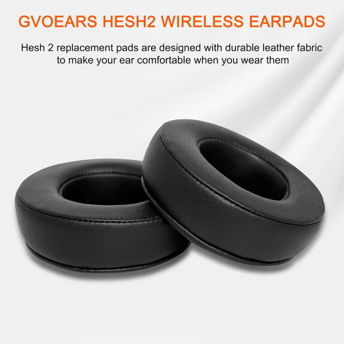 Gvoears Upgraded Earpads for Skullcandy Hesh Wired/Hesh 2 Wireless Over-Ear Headphones, Hesh 2 Wireless Replacement Earpads, Soft & Comfortable Me...