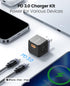 ORICO GaN USB C Charger, 20W Fast Charger Block USB C Wall Charger with USB C to Lightning Cable 3.3ft Compatible with iPhone 14/13/13 Pro Max/12/...
