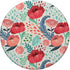 Red Poppy Watercolor Fine Art Floral Pattern Pink Mint Green PopSockets PopGrip: Swappable Grip for Phones & Tablets PopSockets Adhesive PopGrip...