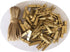 DurReus Small Wooden Clips Cute 1.5 Inch Clothespin Photo Paper DIY Craft Holder with Jute Twine Gold Pack 50...