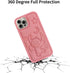 Compatible with iPhone 14 Pro Max/15 Pro Max Case, Cute 3D Cartoon Cool Soft Silicone Animal Character Waterproof Protector Cover Housing Skin for...