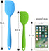 8.5 inch Silicone Spatulas One Piece Design-Heat Resistant Small Rubber Spatula for Mixing Cooking Baking, 3 pack...