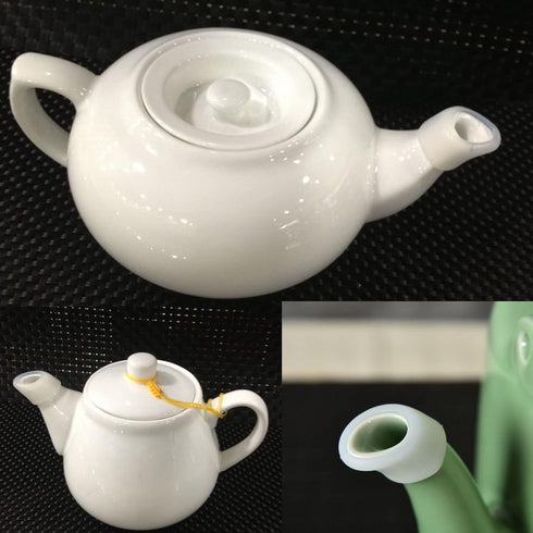Teapot Spout Protectors?Silicone Teapot Tea Pot Spout Cover Sleeve drip-proof and leak-proof teapot spout Protector 3pcs White...