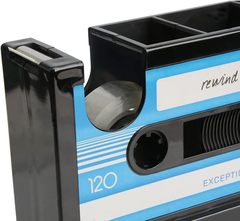 YXQ Fun Tape Dispenser Novelty Unique Pen Dispenser Cool Retro Desk Accessories?Blue...