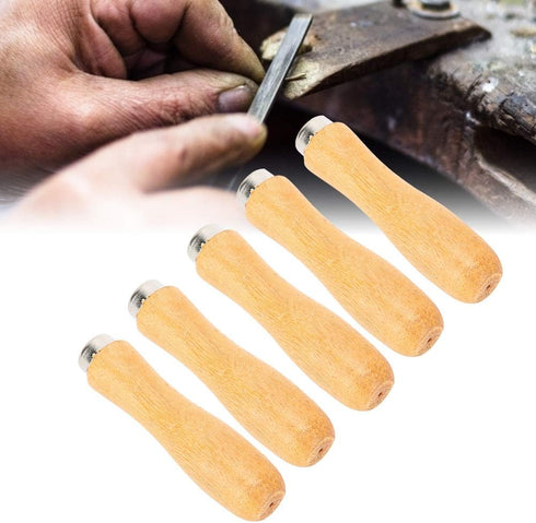 Wood Handle, Wooden File Handle Jewelry Tool Replacement Accessories File Accessories for File Cutting Tool Craft...