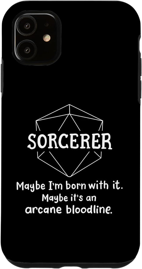 iPhone 11 Sorcerer Funny Character Joke Roleplaying Games RPG Gamer Case...