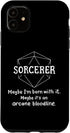 iPhone 11 Sorcerer Funny Character Joke Roleplaying Games RPG Gamer Case...