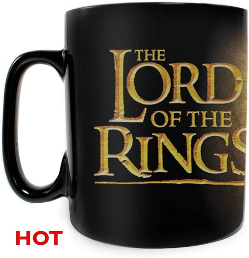 Morphing Mugs 16 Ounces The Lord of the Rings The One Ring to Rule Them All Heat Reveal Ceramic Coffee Mug...