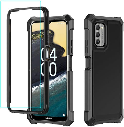for Nokia C300 Case/Nokia G100 Case with Screen Protector,Nokia C300 Phone Case N155DL Front Back Full Body Protection,Nokia G100 N150DL Phone Cas...
