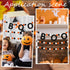 125Pcs Halloween Wooden Beads Pumpkin Wood Beads Garland Craft Round Loose Bead Ornaments for Jewelry Making Bead Assortments DIY Necklace Bracele...