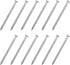 uxcell 25Pcs Fence Deck Nails, 1 9/16 Inch 304 Stainless Steel Spiral Deck Nail Spiral Shank Spikes for House Floor Repairing Wall Woodworking, Si...