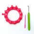 WAYION Round Knitting Loom Plastic Hat Weaving Looms Kit with Loom Hook/Needle, Creativity for Kids Small Knitting Loom Kit - Perfect for Sock, Ha...
