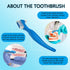 Denture Cup Kit, 2 Denture Case with 2 Denture Toothbrush & 2 Portable Toothbrush Box, Denture Cups for Soaking Dentures, Denture Cleaning Kit for...