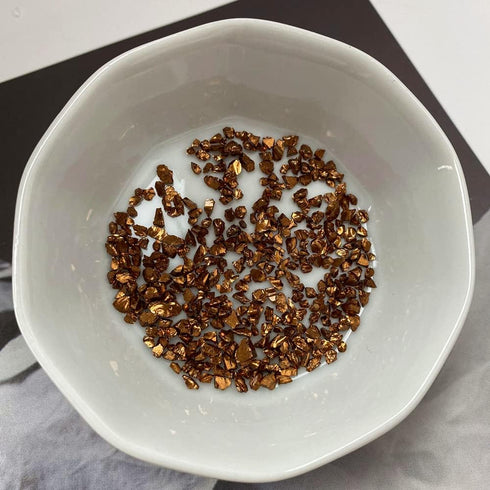 Jmassyang Crushed Glass Irregular Metallic Chips 100g Sprinkles Chunky Glitter for Nail Arts Craft Resin DIY Mobile Phone Case Vase Fillers Jewelr...