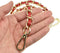 HAHIYO Metal Plus Synthetic Leather Purse Chain Strap Length 31.5 Inches Red Gold for Shoulder Cross Body Sling Purse Handbag Clutch Replacement C...