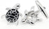 Men's Cuff Links for French Black Turtle Tuxedo Shirt Stainless Brass Metal Shirt Buttons Cufflinks Anniversary In Gift Box...