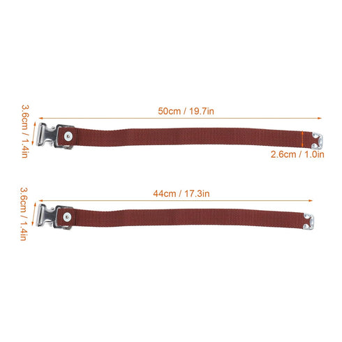 2Pcs Leg Band Strap, Adjustable Nylon Drywall Stilt Ankle Straps with Aluminum Alloy Buckle, Leg Band Straps Stilts Loop Replacement Accessories f...