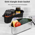 For Creative Stainless Steel Basket Draining Quickly Dry Clean Keeping Hanging Standing In Sink Stable And Convenient Filter Basket Holder For Kit...
