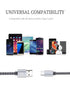 USB Type C Cable Fast Charging, Tpc001 5 Pack(6Ft 3A) Braided C Charger Cables Compatible with Samsung S10e/note 9/s10/s9/s8 Plus/A80/A50/A20...
