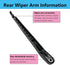 Rear Wiper Blade Arm Set Replacement for Hyundai Veracruz Ix55 2007-2012 Back Glass Wipers, Factory OE Style Rear Windshield Wiper Arm & Wiper Bla...