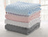 American Baby Company Heavenly Soft Chenille Receiving Blanket, 2-Layer Design with Minky Dot & Silky Satin, Blue, 30" x 40" for Boys and Girls...